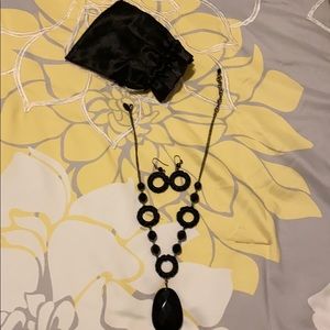 White House Black Market necklace and earrings
